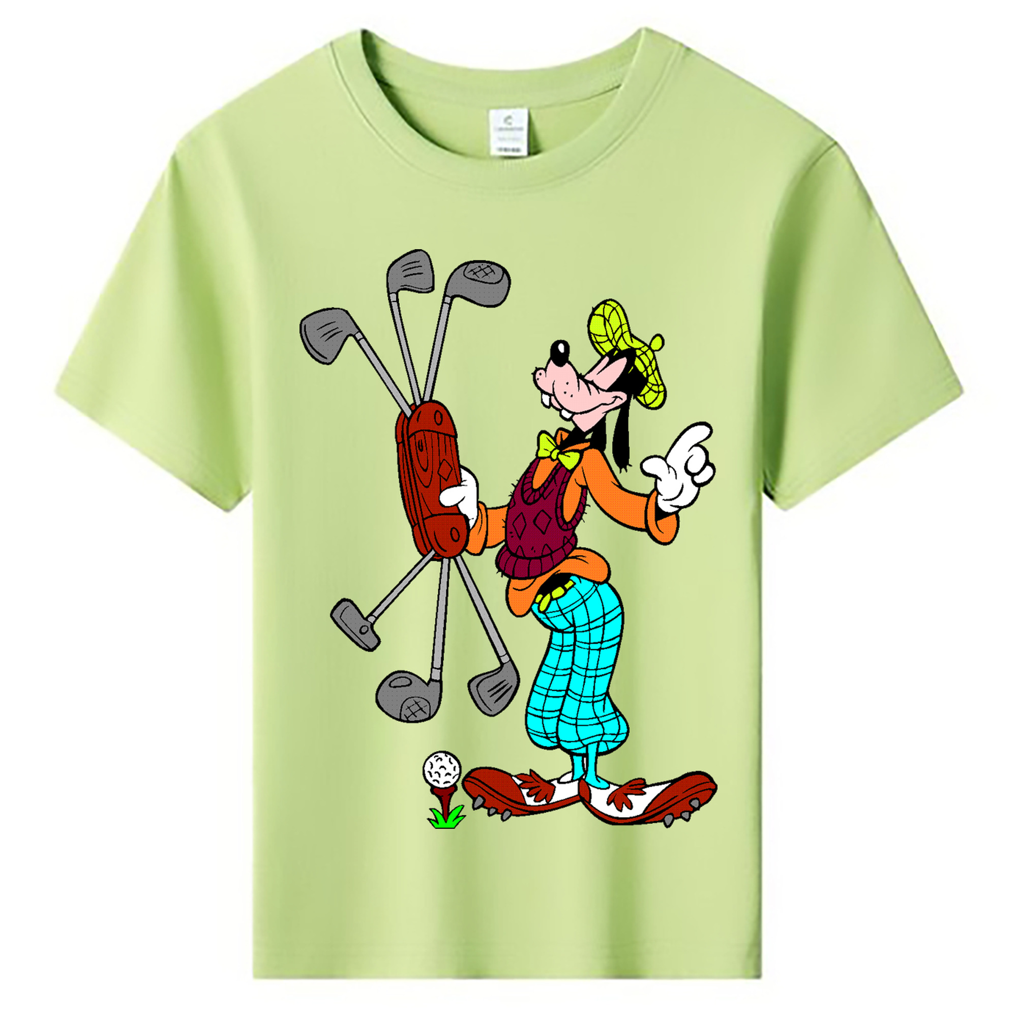ミッキーマウス Mickey Mouse 綿100％キッズTシャツ（フロントプリント）